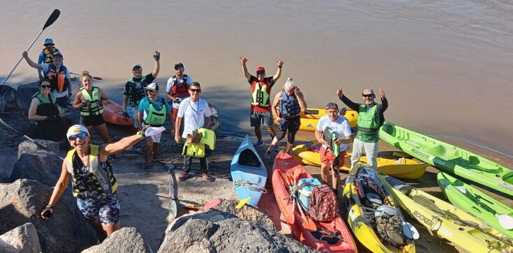 Exitosa travesía en el Río Colorado