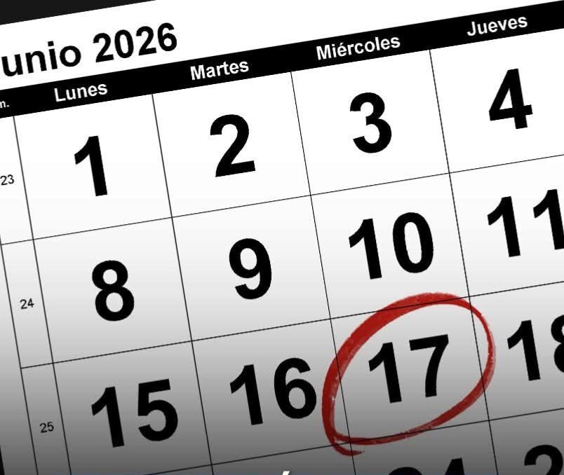 Confirman finde largo en Junio