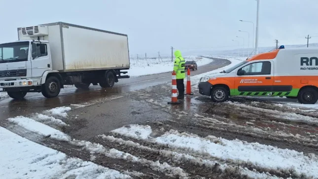 Rutas Rionegrinas: prevención para transitar ante las bajas temperaturas