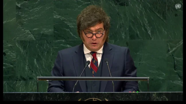 Milei presentó a Vaca Muerta ante la ONU y convocó a inversores: «Vengan, inviertan y desarróllenla»