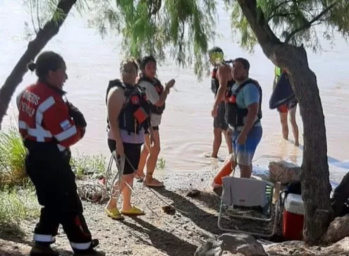 25 de Mayo: buscan a un nene que se bañaba en el río y desapareció