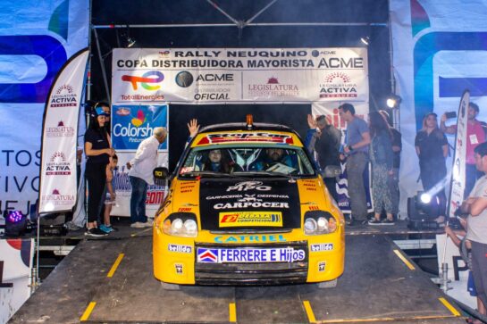 Rally-Milenna Debasa sumó su primera experiencia en rally