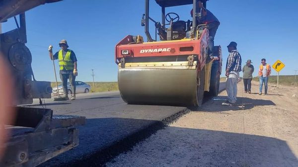 , La Pampa: avanzan las obras de asfalto en la ruta 151