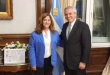Salzotto con el Presidente