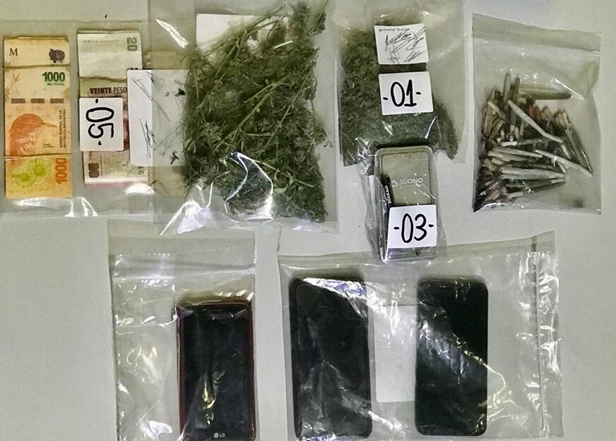 Catriel: Policía desactivó tres puntos de venta de droga