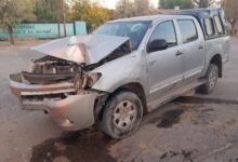 Catriel: se durmió y chocó