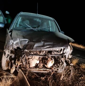 Ruta 151: por una imprudencia, casi una tragedia