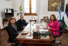 Carreras recibió a Germanier en casa de gobierno