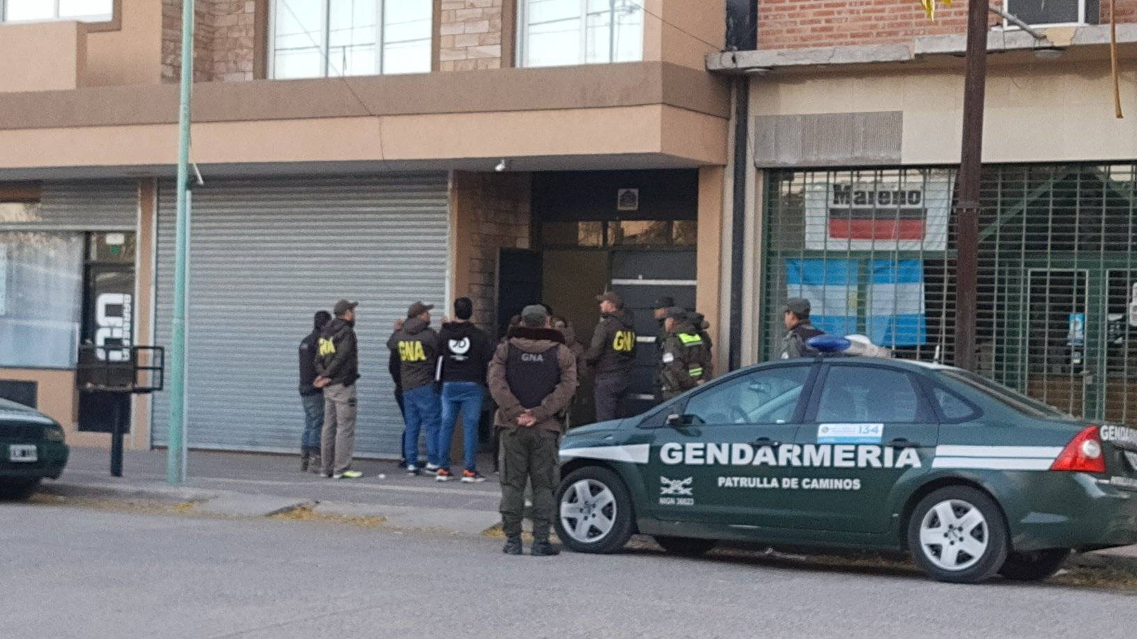 Catriel: Gendarmería realiza allanamientos