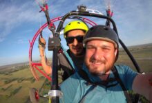 Catriel: interés por los vuelos en parapente
