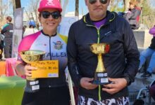 Lucero/Munives la dupla destacada en el Duatlón Ciudad de Catriel