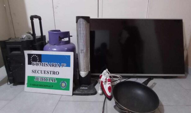 Catriel: policía recupera elementos robados