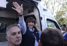 Bullrich inició al campaña a bordo de un Motorhome