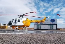 Petróleo: Ya opera el Servicio de Transporte Aéreo Sanitario