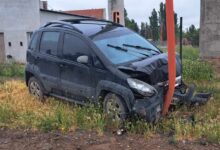 Catriel: Se durmió y chocó