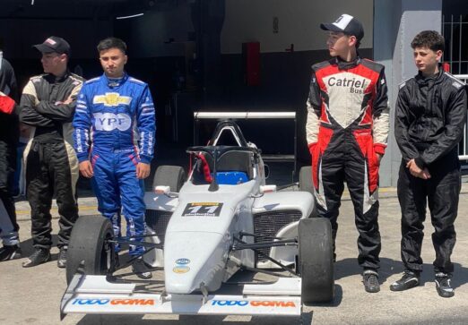 Tomy López tuvo su primera experiencia en la Formula Nacional