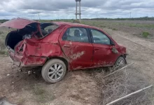 Viajaban desde Río Negro a Córdoba. Volcaron en la ruta 151