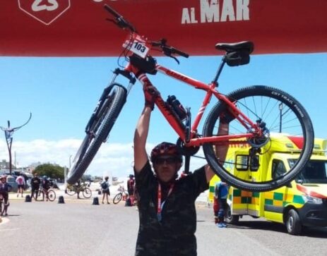 Walter Moragues culminó la prueba ciclística “De la cordillera al Mar”
