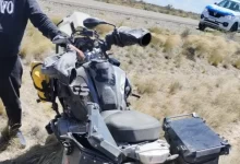 Por el fuerte viento, murió turista brasileño que viajaba en moto por una ruta patagónica