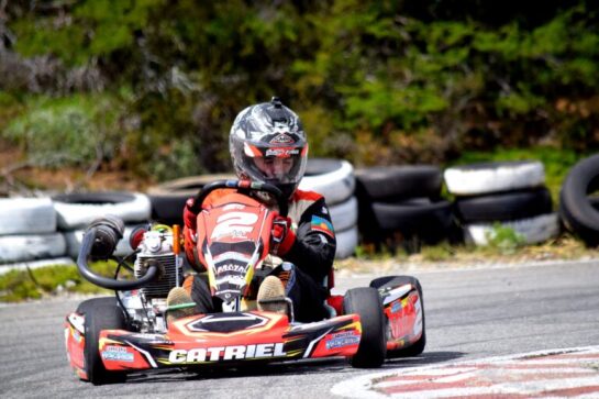 El Piloto Catrielense Bautista Zúñiga se suma al Karting con Caja