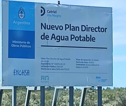 Río Negro va a Nación por obras para Catriel y otras ciudades