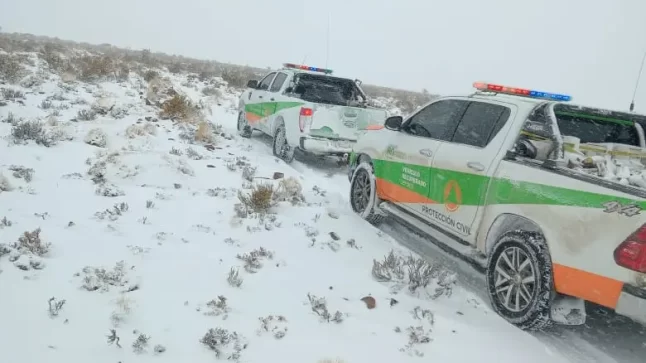 Nevadas: estado de las rutas