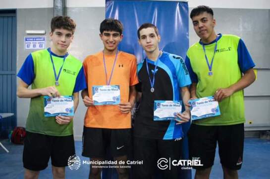 Catriel: Pasó con éxito el Provincial de Tenis de Mesa