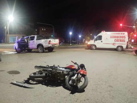 Catriel: accidente de tránsito. Un herido