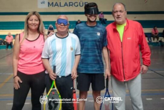 Miguel Vara destacado en el Torneo Nacional de Tenis para Ciegos