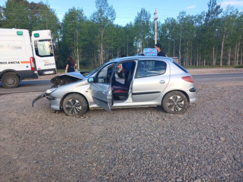 25 de Mayo: una mujer herida en accidente de tránsito