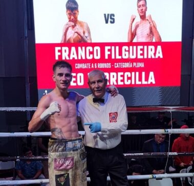 Boxeo-Leo “el soldado” Torrecilla sumó una nueva victoria como profesional