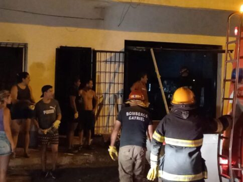 Catriel: se incendió comercio. Pérdidas totales