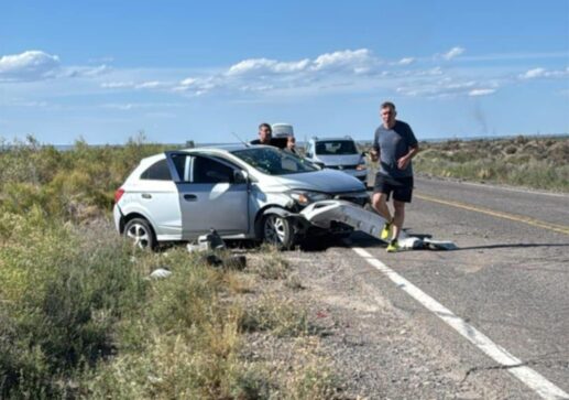 Ruta 151: triple choque cerca de Catriel. Heridos leves