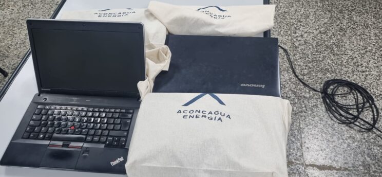 Aconcagua Energía donó elementos a colegios de Catriel