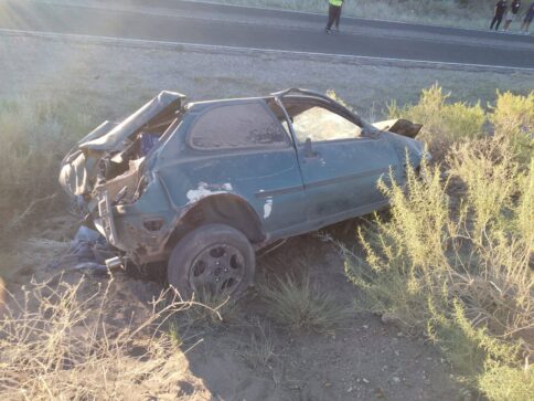 Ruta 151: un hombre volcó y murió