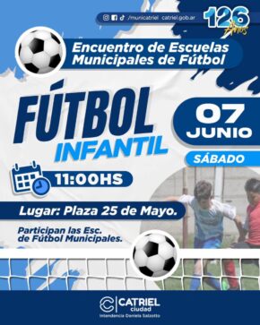Catriel-Encuentro de Futbol Infantil