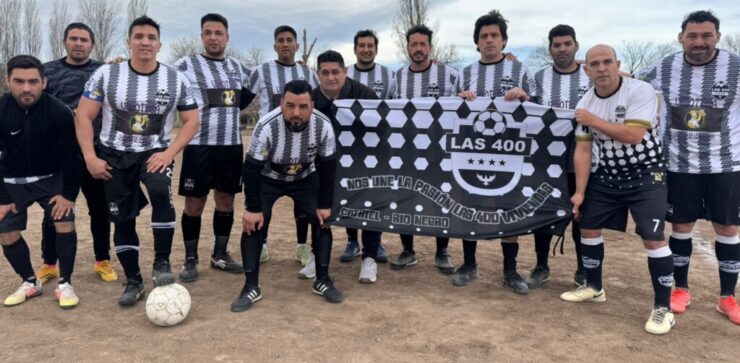 Doble jornada de fútbol en el predio del Pozón: Barrio 400 Viviendas gritó campeón en +40