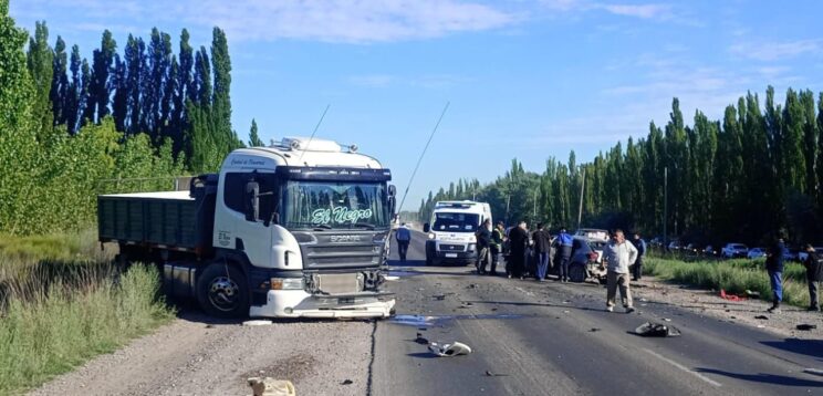 Ruta 151: accidente cerca de Cipolletti con heridos