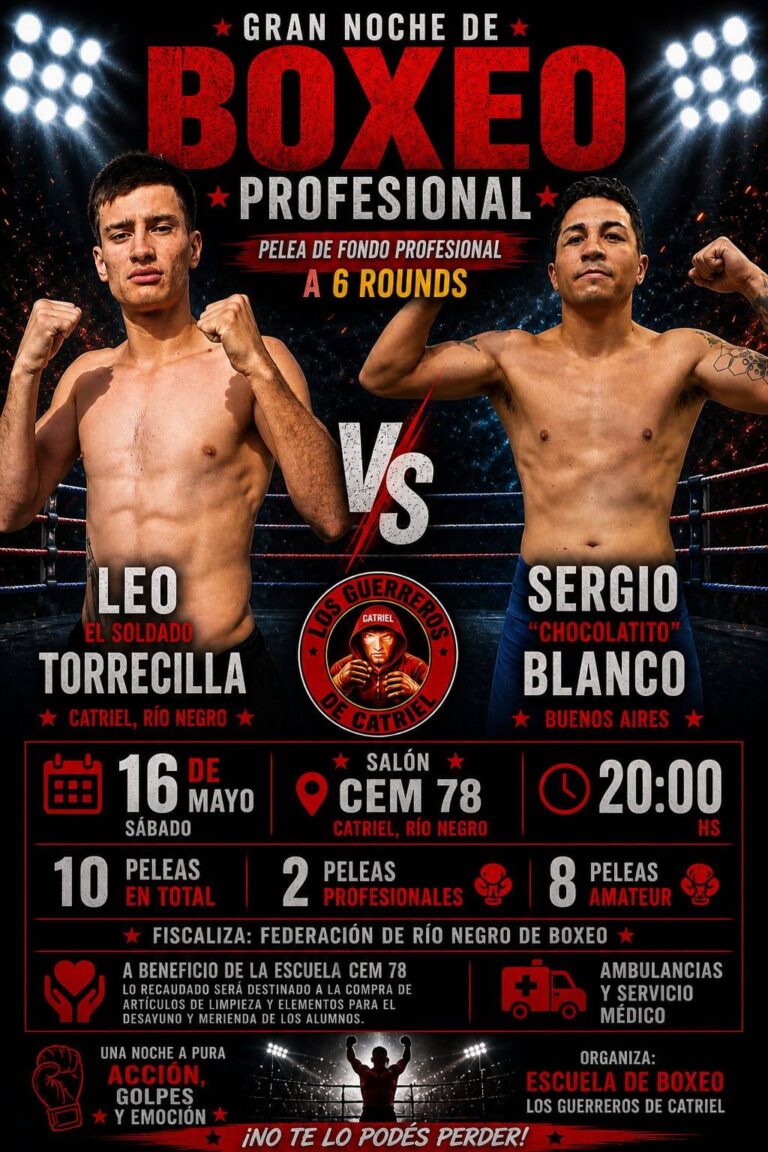 La ciudad será sede de la primera velada Boxistica del año con 14 combates entre profesionales y amateurs