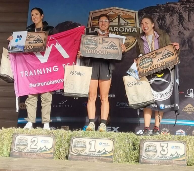 Corredores de Catriel se destacaron en la primera edición de “La Maroma Trail” en Villa Llanquín