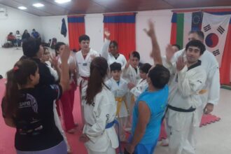Deportes. 25 de Mayo: Gran participación en la Clínica de Lucha Olímpica