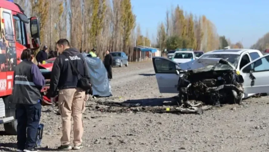 Video del choque fatal en la ruta 22: un hombre murió en el acto