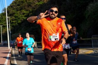 Atletismo- Marcelo Luzuriaga llevó la bandera de Catriel a la Maratón de Río de Janeiro