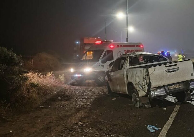 Catriel: un muerto y un herido grave en accidente de tránsito