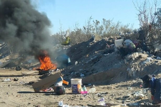 Catriel: vecinos exponen preocupación por quemas sin control en el vertedero municipal