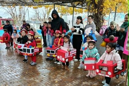 Catriel: Jardín de Infantes homenajeó a los Bomberos Voluntarios