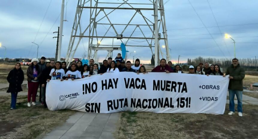 Catriel renovó su reclamo por la Ruta Nacional 151