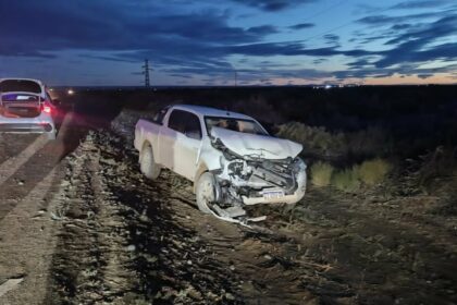 Catriel: choque por alcance en la Ruta 151. No hubo heridos
