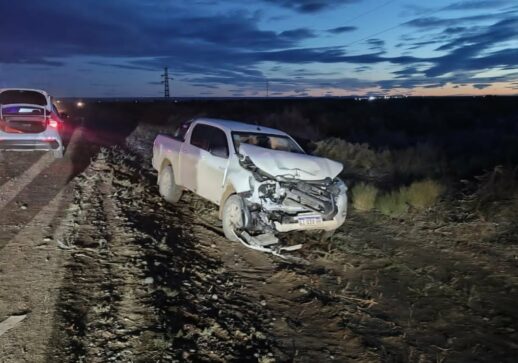 Catriel: choque por alcance en la Ruta 151. No hubo heridos