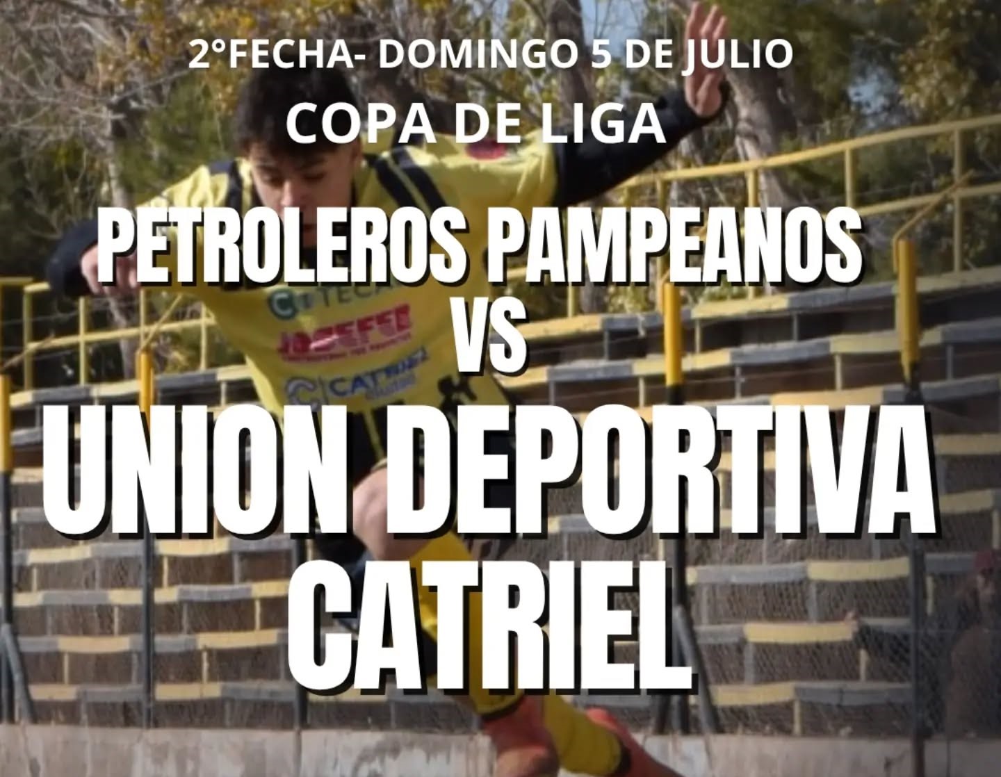 La Unión Deportiva Catriel debuta en la Copa de la Liga con una exigente visita a 25 de Mayo